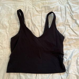 Black lululemon align tank